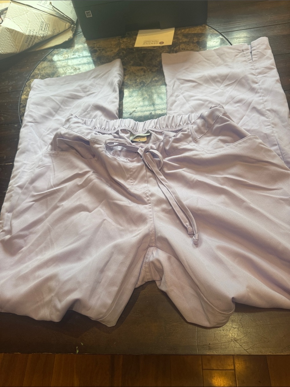 Grey's Anatomy By Barco Lavender Scrub Pants - Size M style 4232